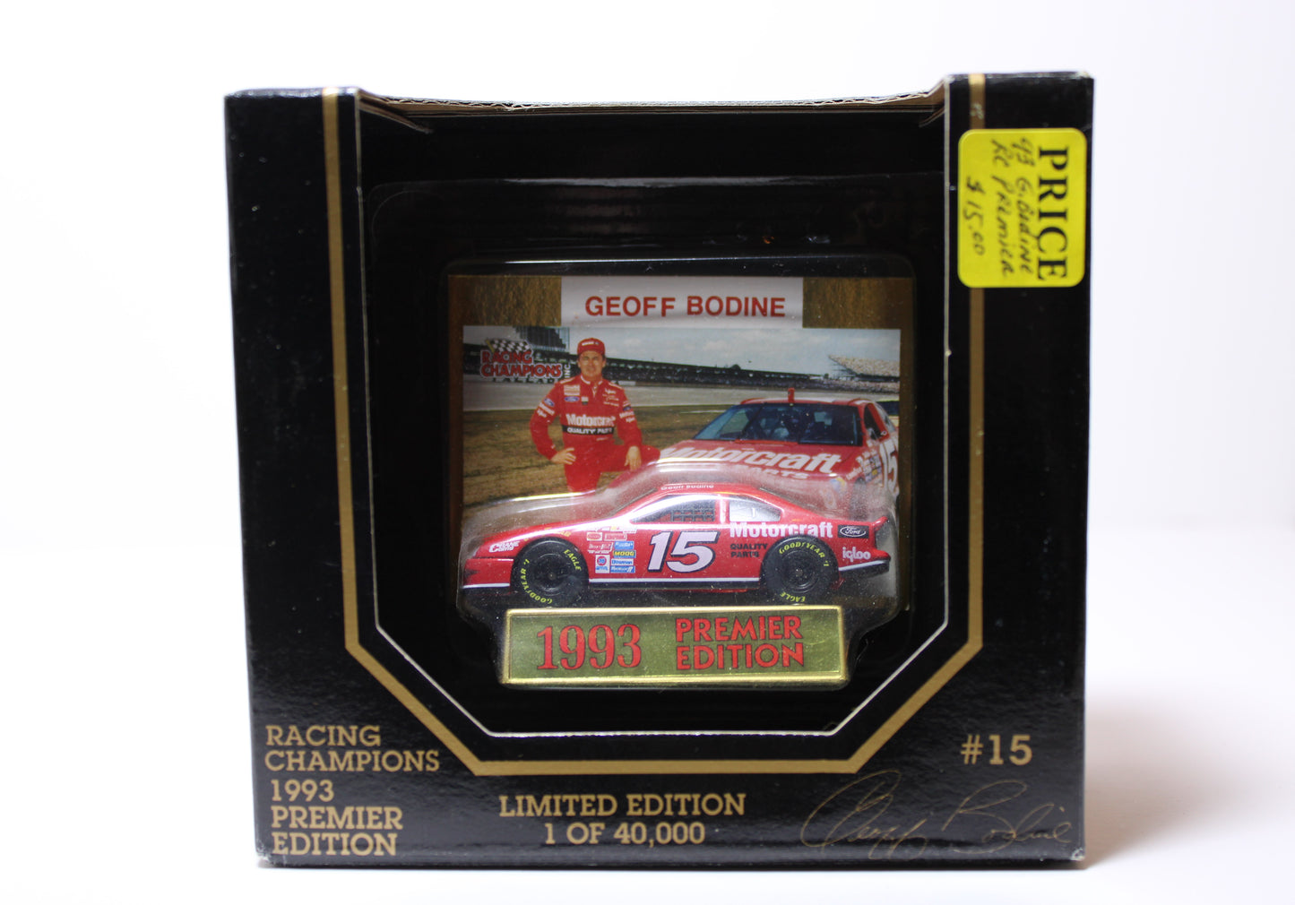 '93 Geoff Bodine Racing Champions Premier Edition Collectible Car