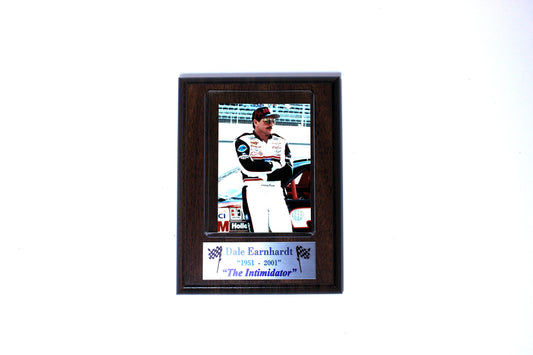 Dale Earnhardt Protected Card On Plaque