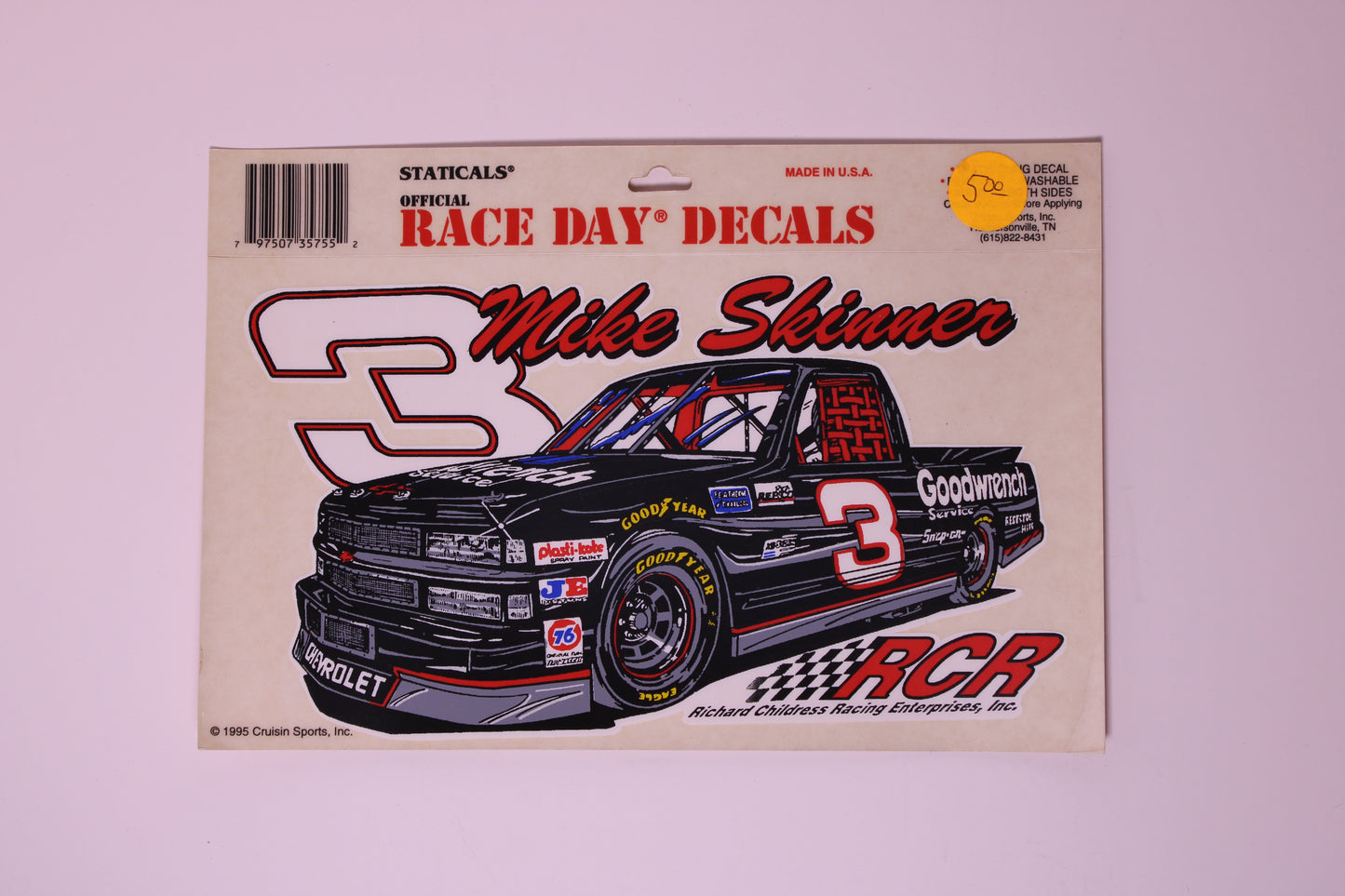 Nascar Race Day Decals(10)
