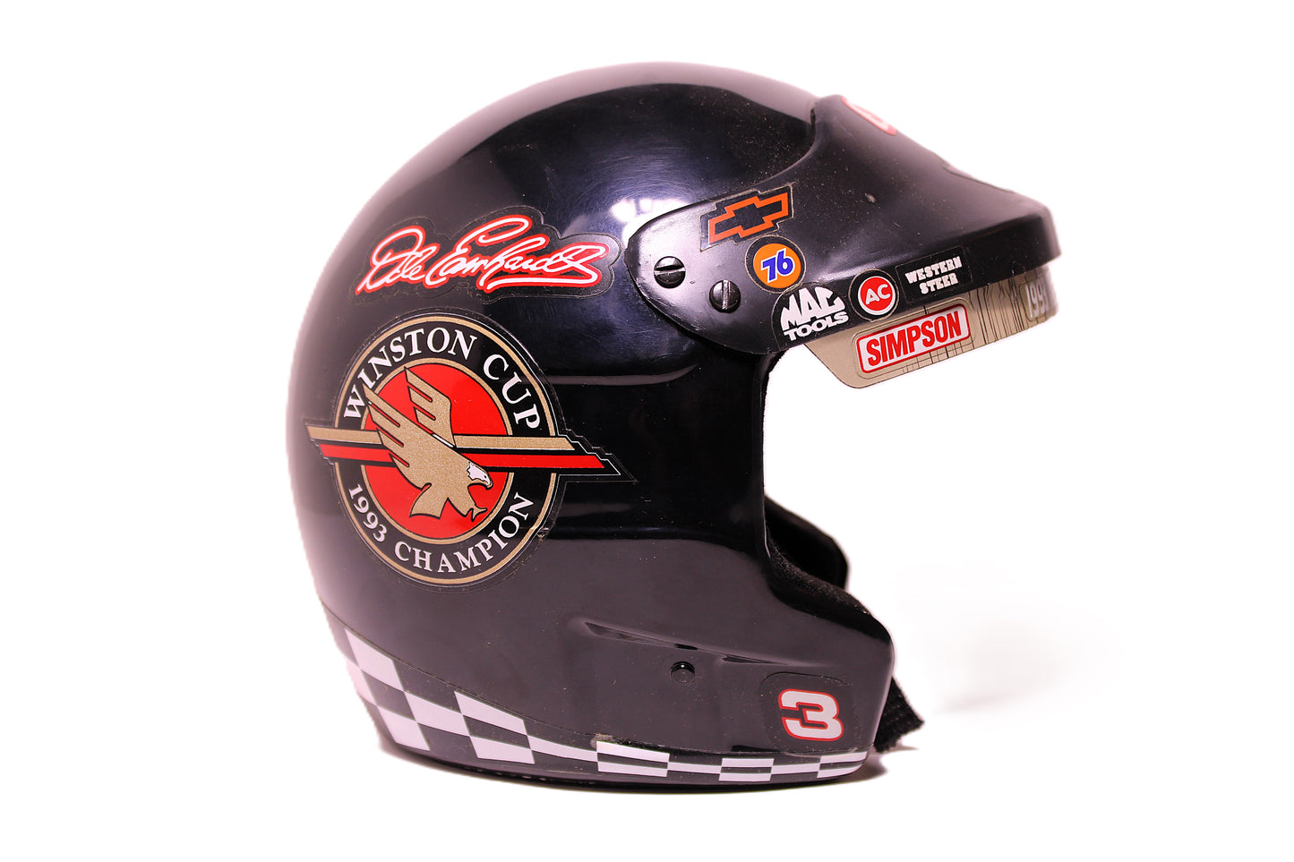 Dale Earnhardt Simpson '93 Winston Cup Champion 1:3 Scale Helmet