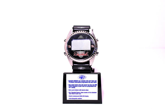 Dale Earnhardt Digital Schedule Sun Time Watch
