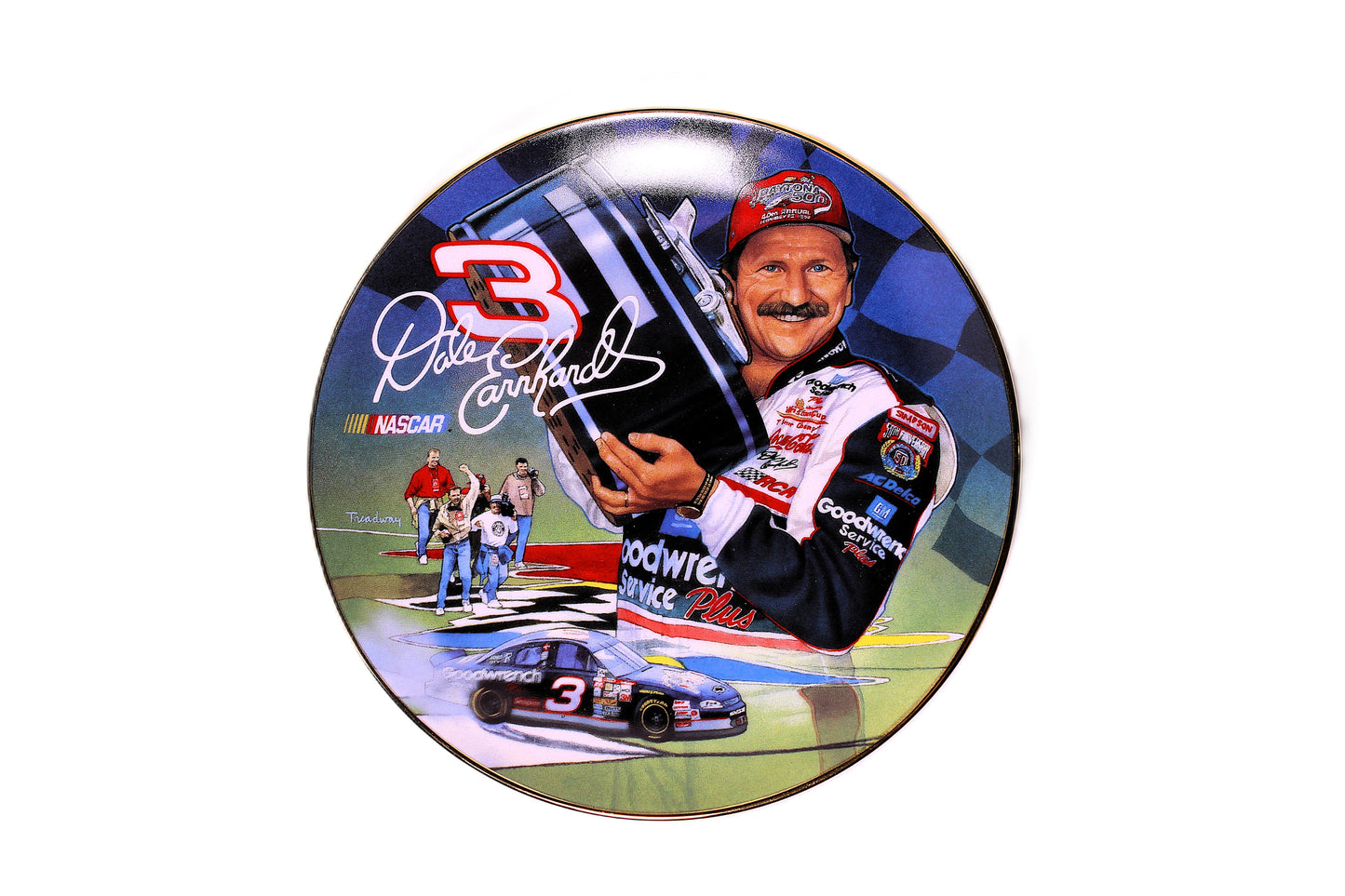 Dale Earnhardt Goodwrench #3 Car Collectible Plate #8