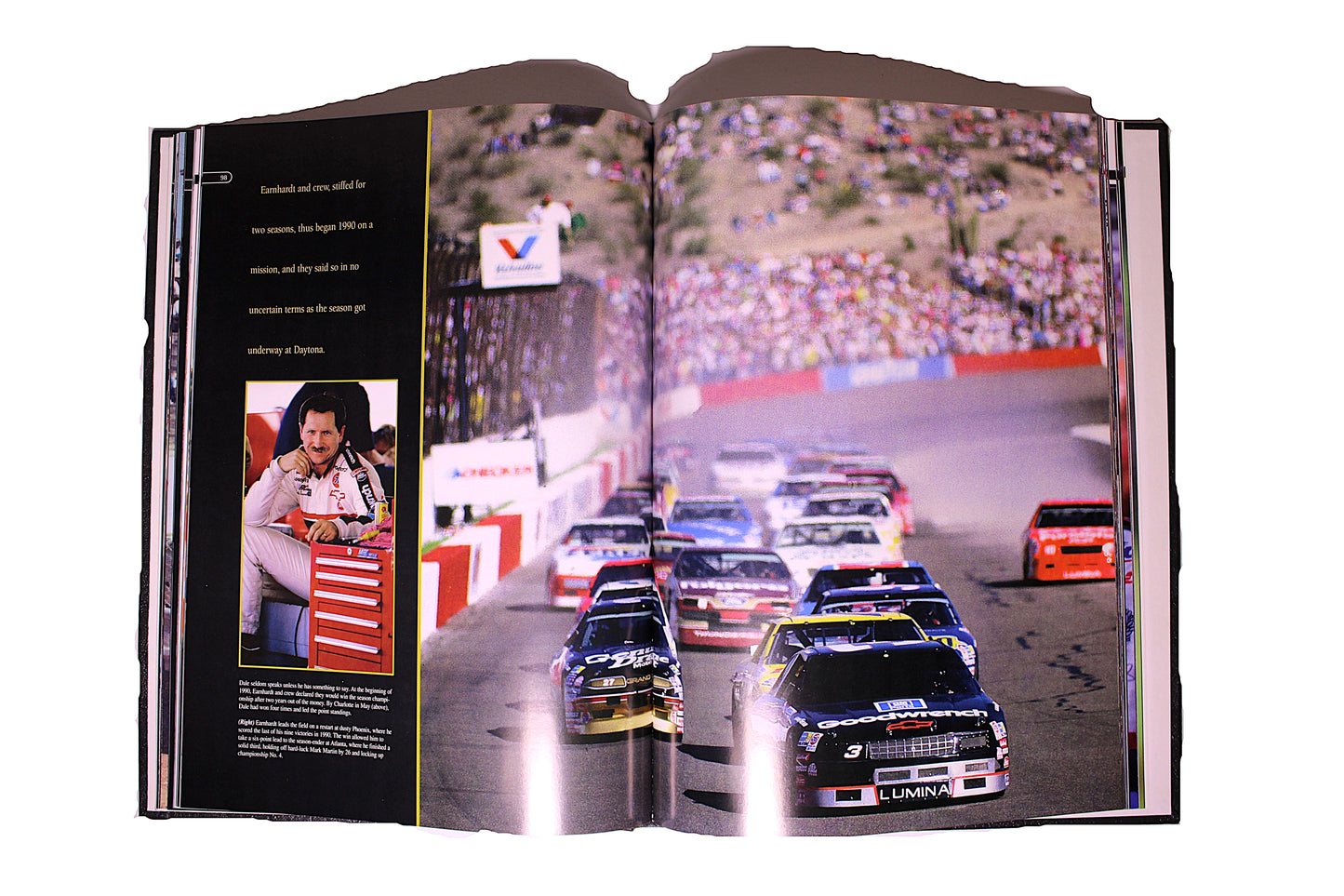 Dale Earnhardt Leather Cover "Determined" Lmited Edition Picture Book
