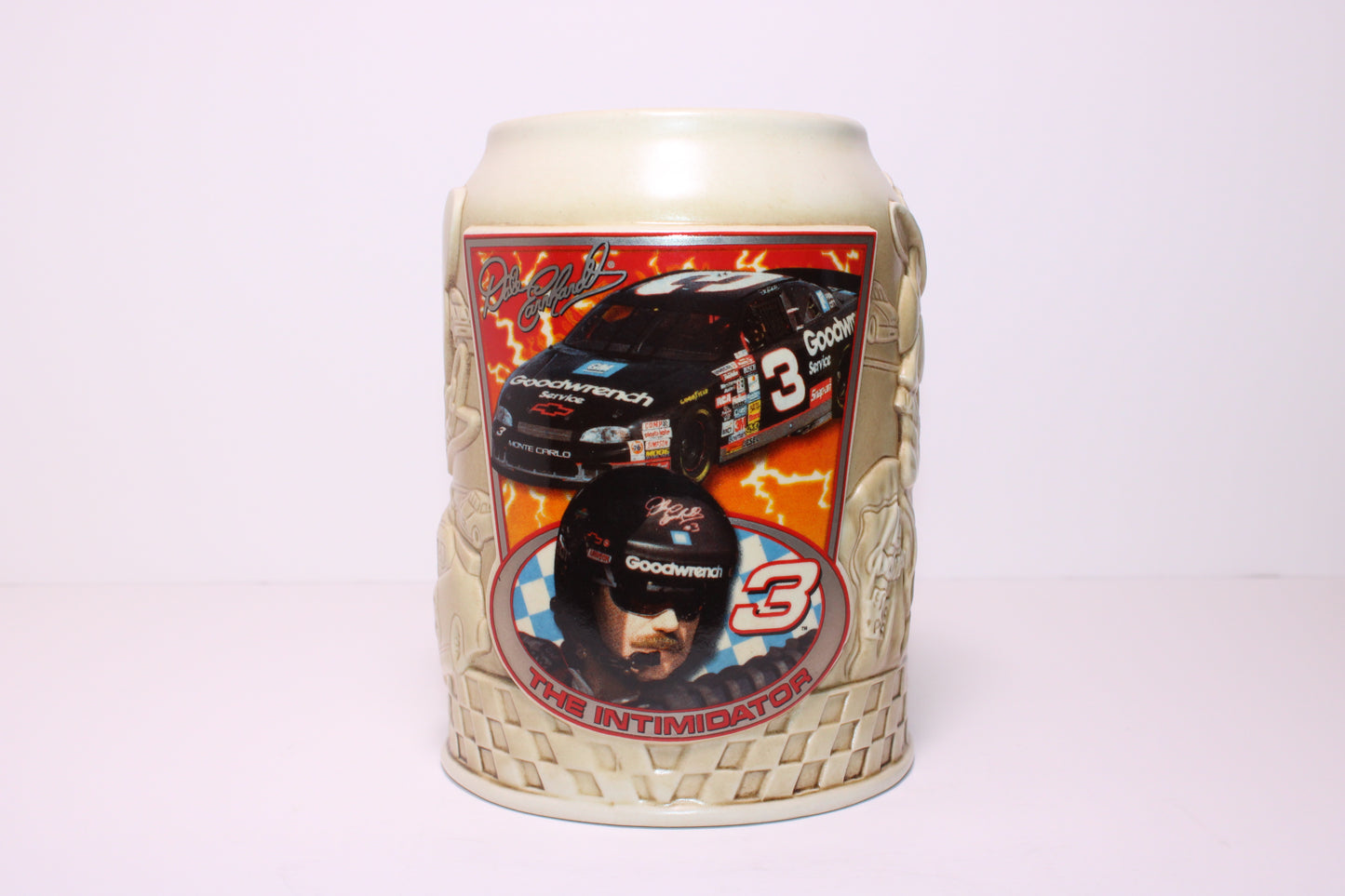 Dale Earnhardt Ceramic 3D Inscribed Large Collector Mug