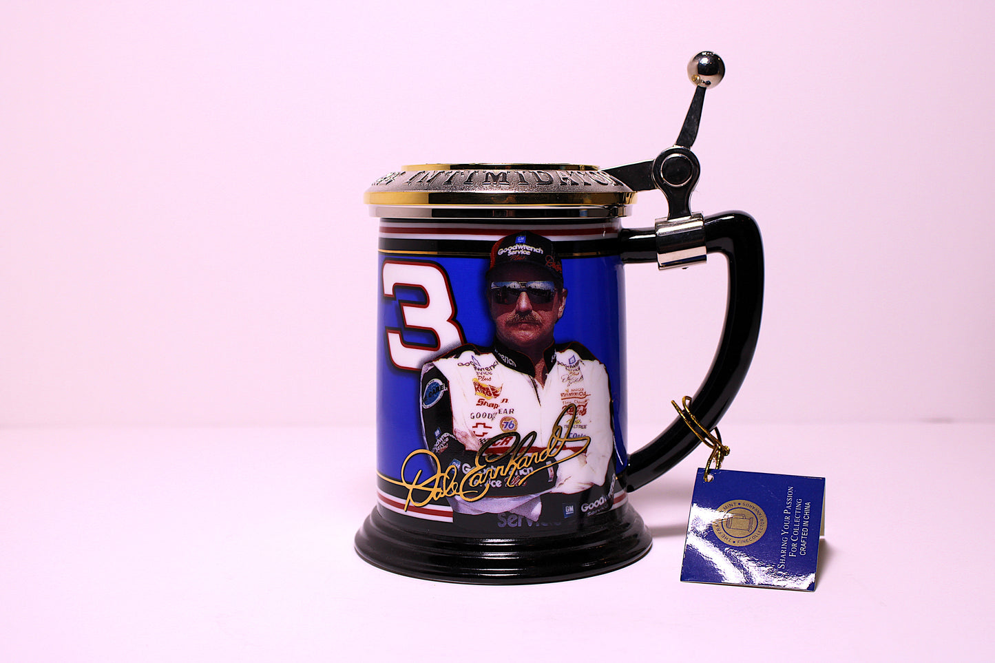 Dale Earnhardt Blue "Intimidator" Tankard Mug