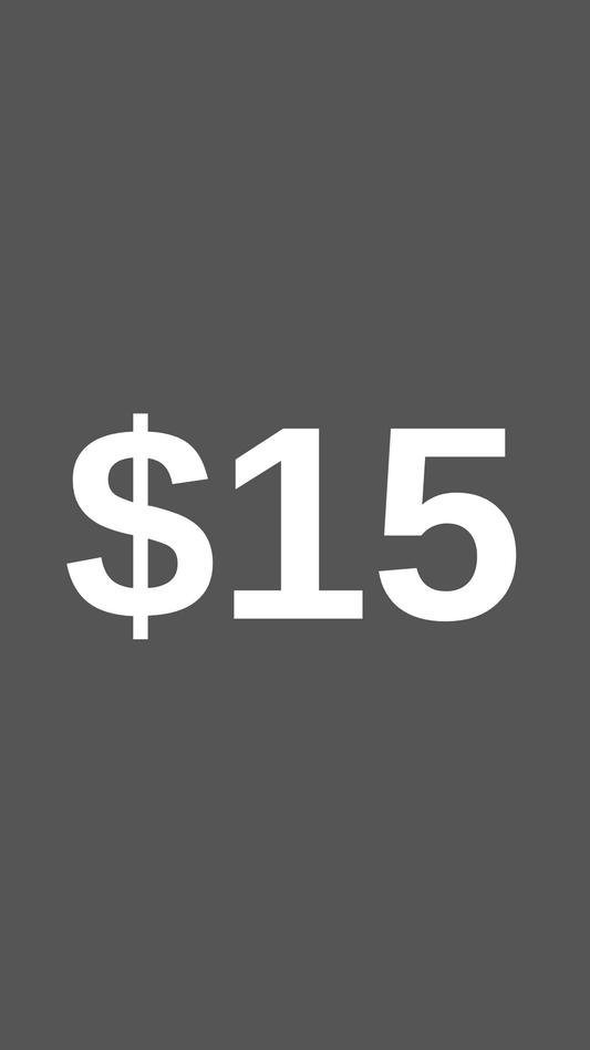 $15 Donation