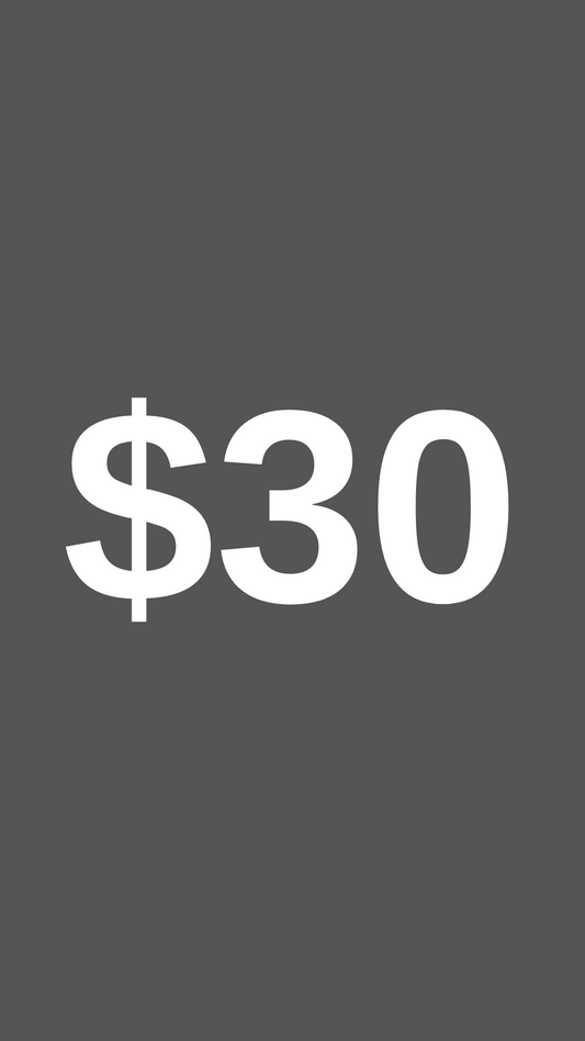 $30 Donation