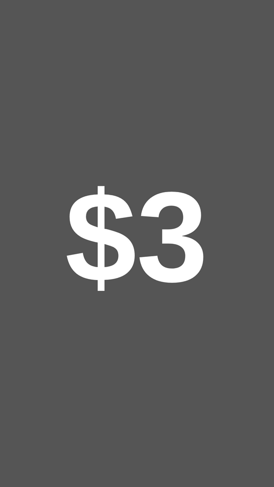 $3 Donation