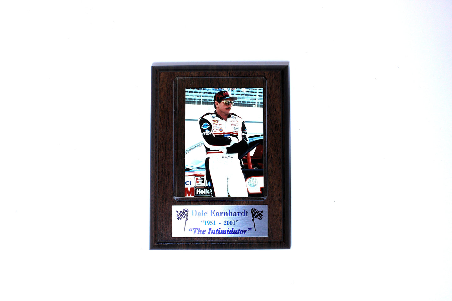 Dale Earnhardt Protected Card On Plaque